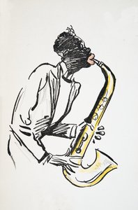 Saxophone Player, from White Bottoms, pub. 1927
